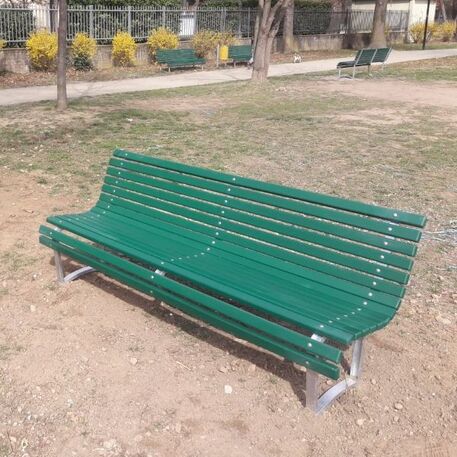 Metal bench 'Milano'
