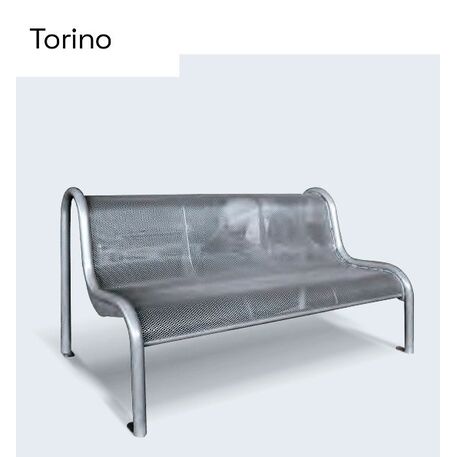Metal bench 'TORINO'