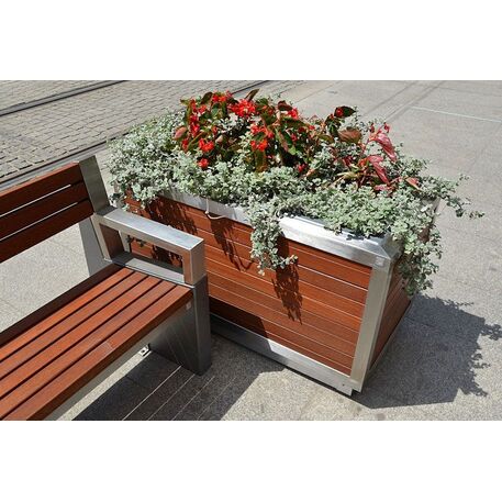 Blumentopf aus Metall 'Boston' 117x59x68cm