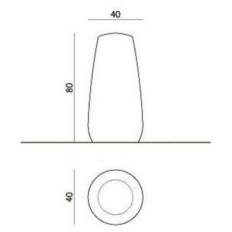 Concrete Bollard 'Kobe_80cm'