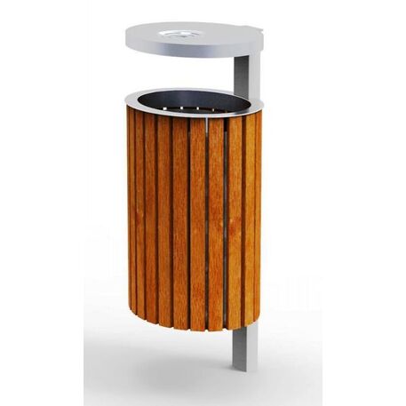 Metal litter bin 'STF/20-07-11/MDL_35L'