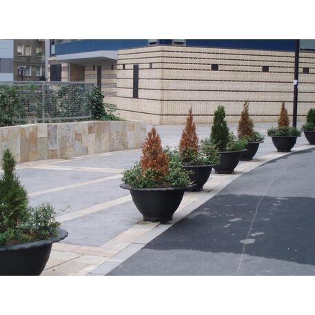 Metal flowerpot Ø90m / Fundi / Cast Iron'