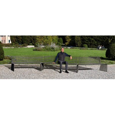 Metal bench 'Zeroquindici.015/Bench'