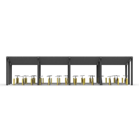 Shelter for bicycles 'STF/20-11-18/MDL'