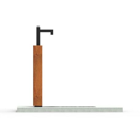 Outdoor drinking fountains of metal 'IROKO_STF/26-41-02/MDL'