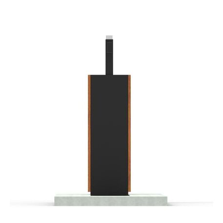 Outdoor drinking fountains of metal 'IROKO_STF/26-41-02/MDL'
