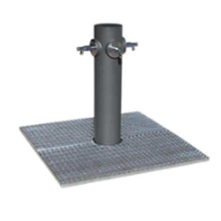 Outdoor drinking fountains of metal 'Circle'