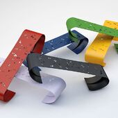 Modern metal benches without backrest