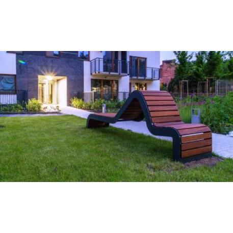 Metal bench without backrest 'IROKO_STF/13-02-65MDL'