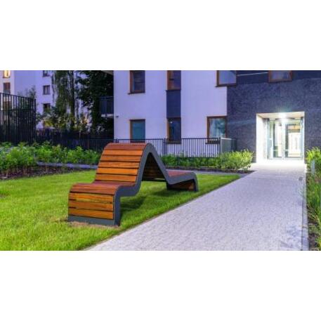 Metal bench without backrest 'IROKO_STF/13-02-65MDL'