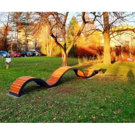 Metal bench without backrest 'IROKO_STF/13-02-65MDL'
