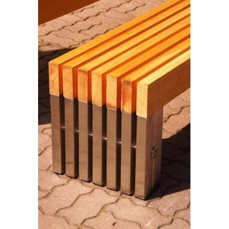 Metallbank ohne Rückenlehne 'IROKO_STF/13-02-62MDL'