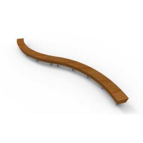 Metal bench without backrest 'IROKO_STF/13-02-59MDL'