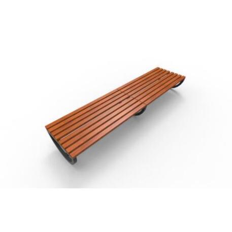 Metallbank ohne Rückenlehne 'IROKO_STF/02-02-02MDL'