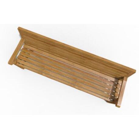 Wooden bench with backrest 'IROKO_STF/19-04-47MDL'