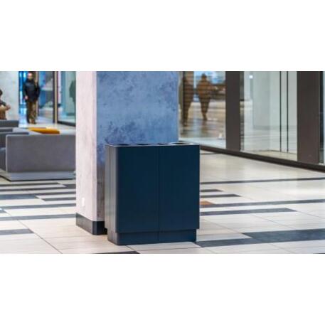 Metal litter bin for sorting 'STF/23-07-12_01/MDL'