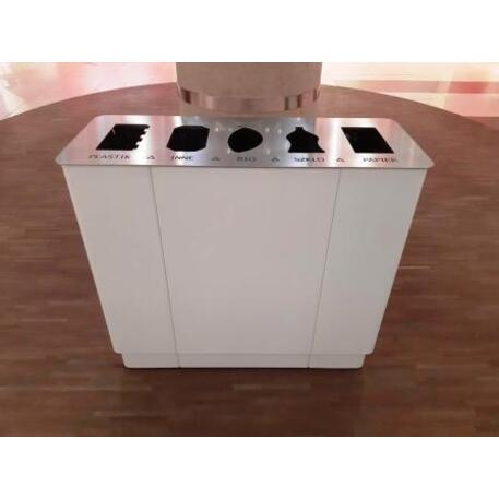 Metal litter bin for sorting 'STF/23-07-12_01/MDL'