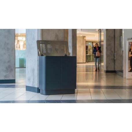 Metal litter bin for sorting 'STF/23-07-12_01/MDL'