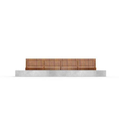 Betonbank mit Rückenlehne 'IROKO_STF/21-04-25/MDL'