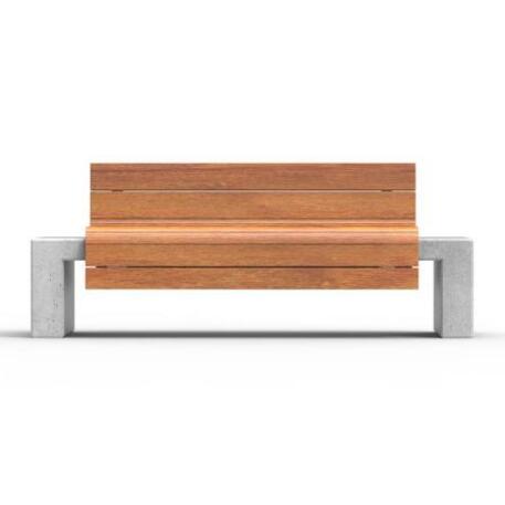 Betonbank mit Rückenlehne 'IROKO_STF/20-04-05/MDL'
