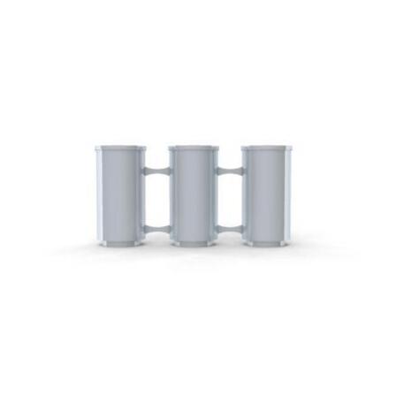 Abfallbehälter aus Metall 'STF/18-07-22/3x40L'