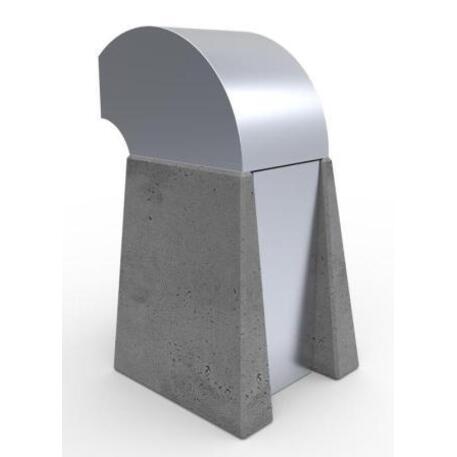 Concrete litter bin 100L 'STF/19-07-40/MDL'