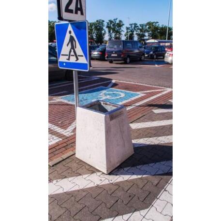 Concrete litter bin 70L 'STF/19-07-39/MDL'