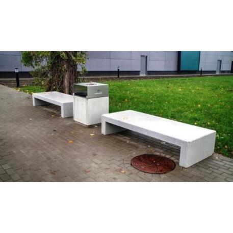 Abfallbehälter aus Beton 80L 'STF/18-07-55_01/MDL'