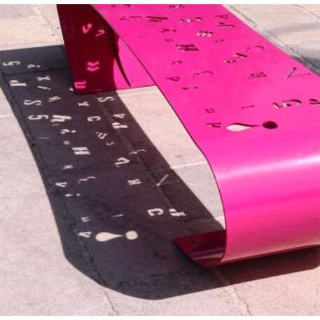 Metal bench 'Alfa Bench'