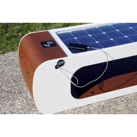 Metal bench 'SMART ELIOS'