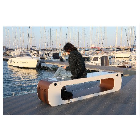 Metal bench 'SMART ELIOS'