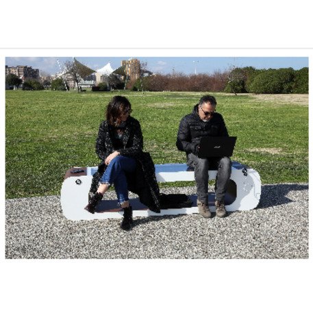 Metal bench 'SMART ELIOS'
