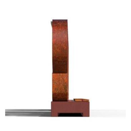 Informationsstand Corten_LED lights 'STF/23-04-08_01/MDL'