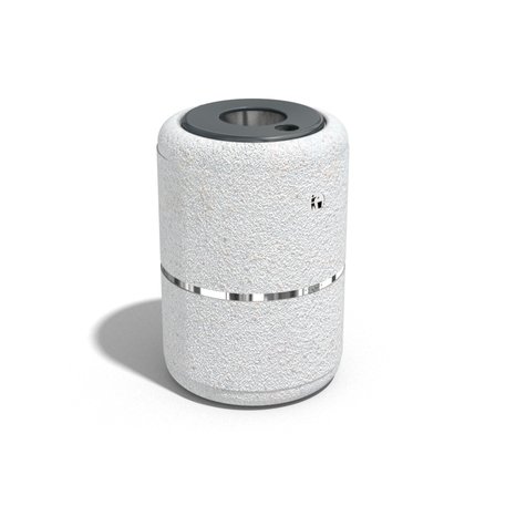 Abfallbehälter aus Beton 'Ø 45xH/65cm 50L / BS-36'