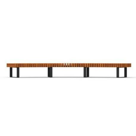 Metal bench without backrest 'IROKO_STF/25-02-14/MDL'