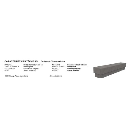 Betonbank 'AVEIRO / Collective Bench 330'