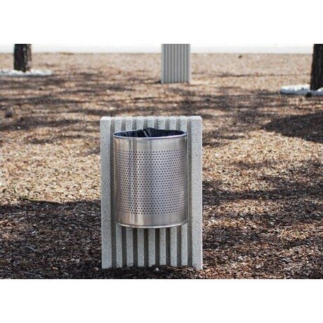 Concrete litter bin 'IK / Paper Bin 45L'