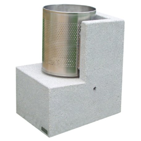 Concrete litter bin 'Pic-Nic / Paper Bin Indy 45L'