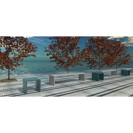 Betonbank 'R-Light / Bench 2000mm'
