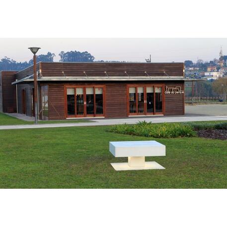 Betonbank 'Plano LED / Cubic 2000mm'