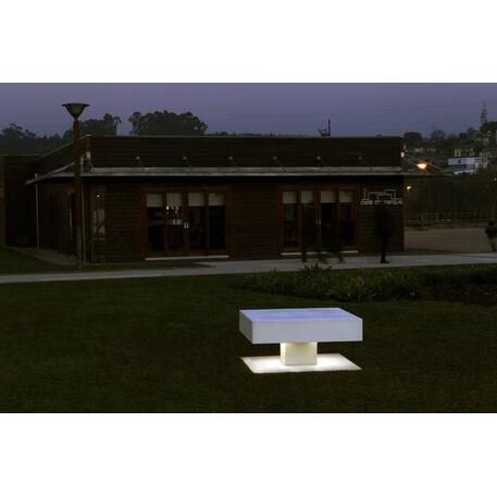 Betonbank 'Plano LED / Cubic 2000mm'
