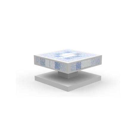 Betonbank 'Plano LED / Cubic 1000mm'