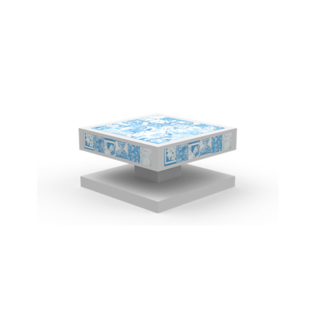 Betonbank 'Plano LED / Cubic 1000mm'