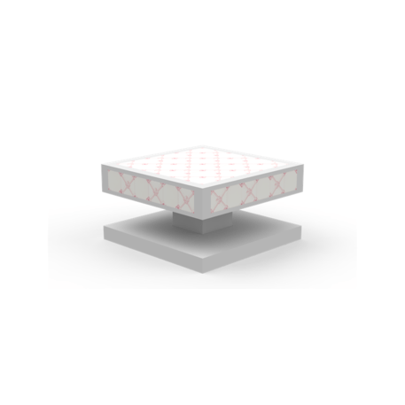 Betonbank 'Plano LED / Cubic 1000mm'