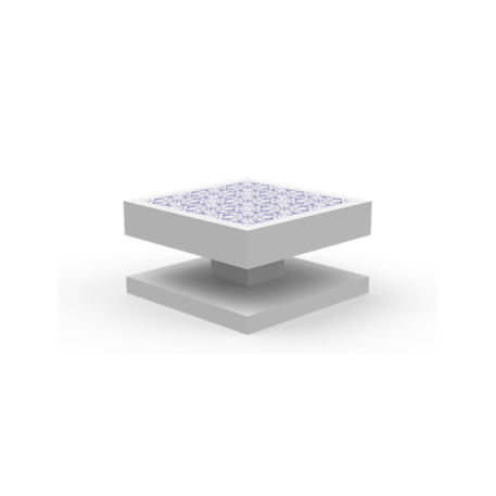 Betonbank 'Plano LED / Cubic 1000mm'