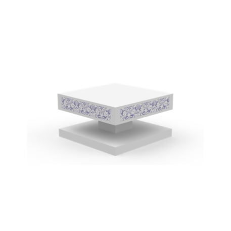 Betonbank 'Plano LED / Cubic 1000mm'