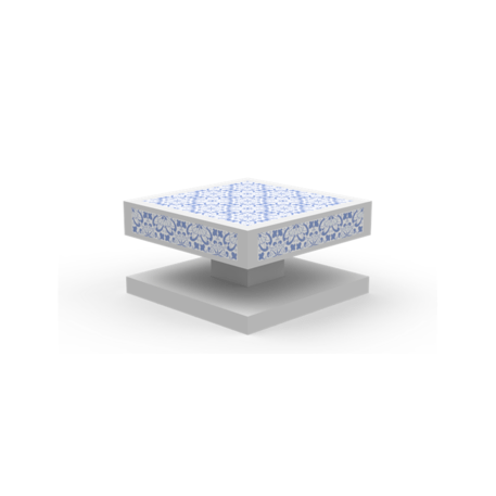 Betonbank 'Plano LED / Cubic 1000mm'