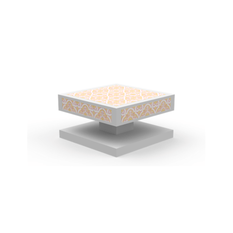 Betonbank 'Plano LED / Cubic 1000mm'