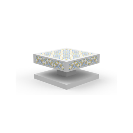 Betonbank 'Plano LED / Cubic 1000mm'