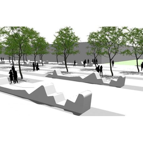 Betonbank 'SocialPlay / Relax and Socialize'